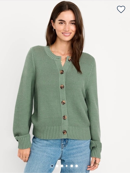 Old Navy Sweaters - NWOT Old Navy Seaside Cotton Garter-Knit Cardigan Sweater